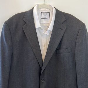 Joseph & Feiss Men's 100% Wool Sports Coat Gray 48L